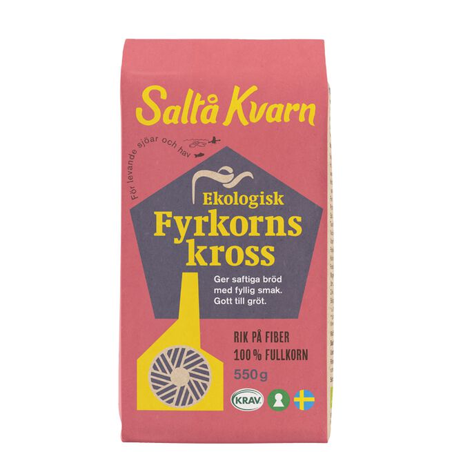 Saltå Kvarn Fyrkornskross 550 g